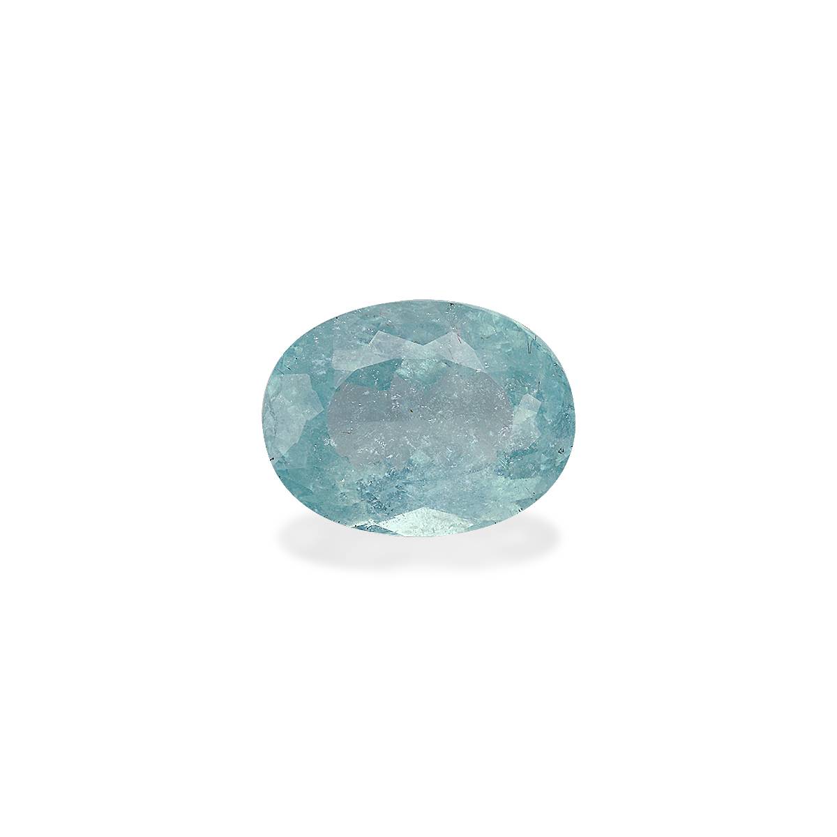 ice blue paraiba tourmaline, 13.03ct oval cut — main view
