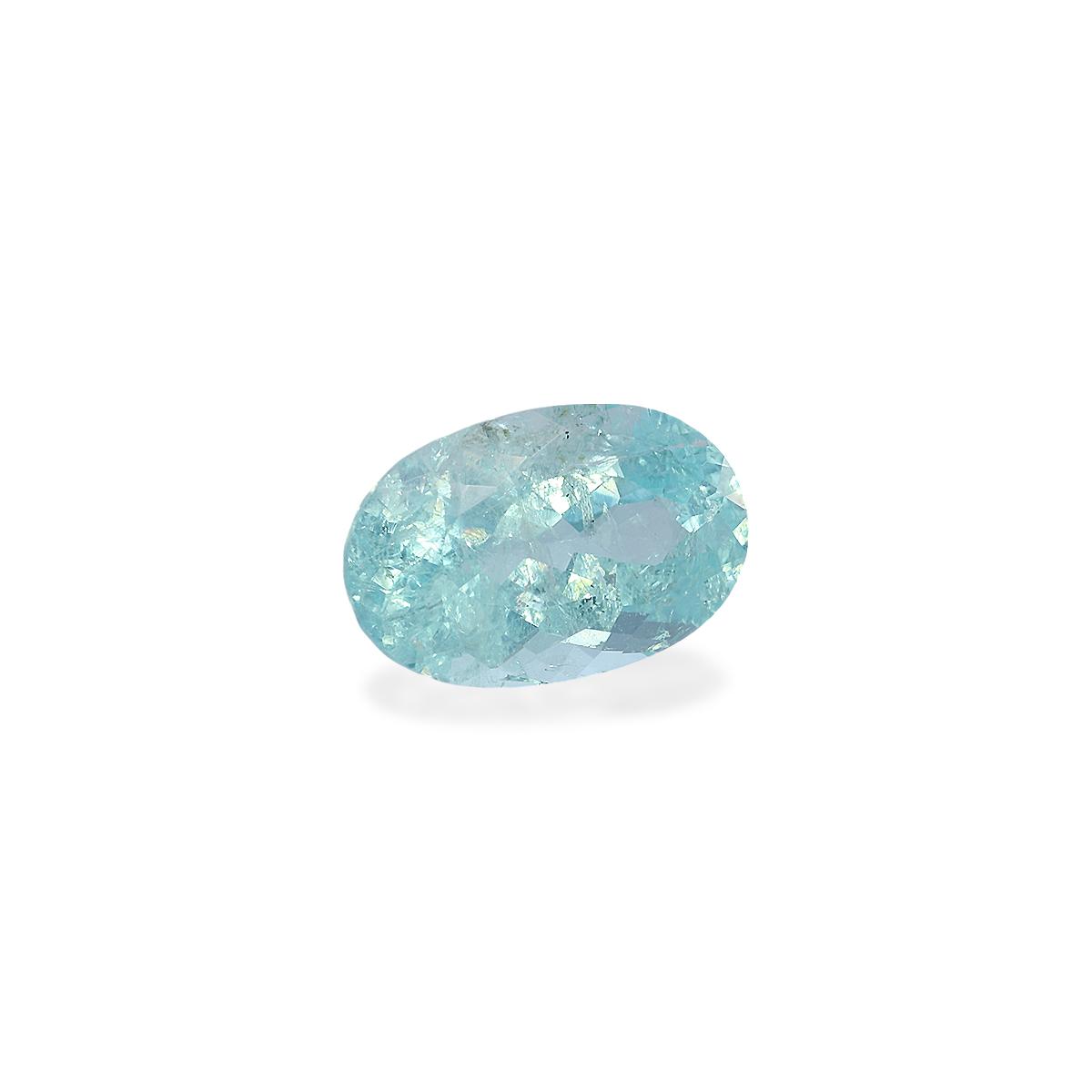 Neon blue paraiba tourmaline, 2.84ct oval cut — view 3