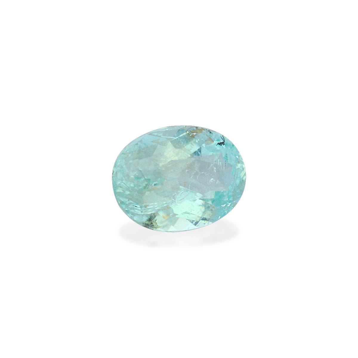 Neon blue paraiba tourmaline, 0.57ct oval cut — view 3