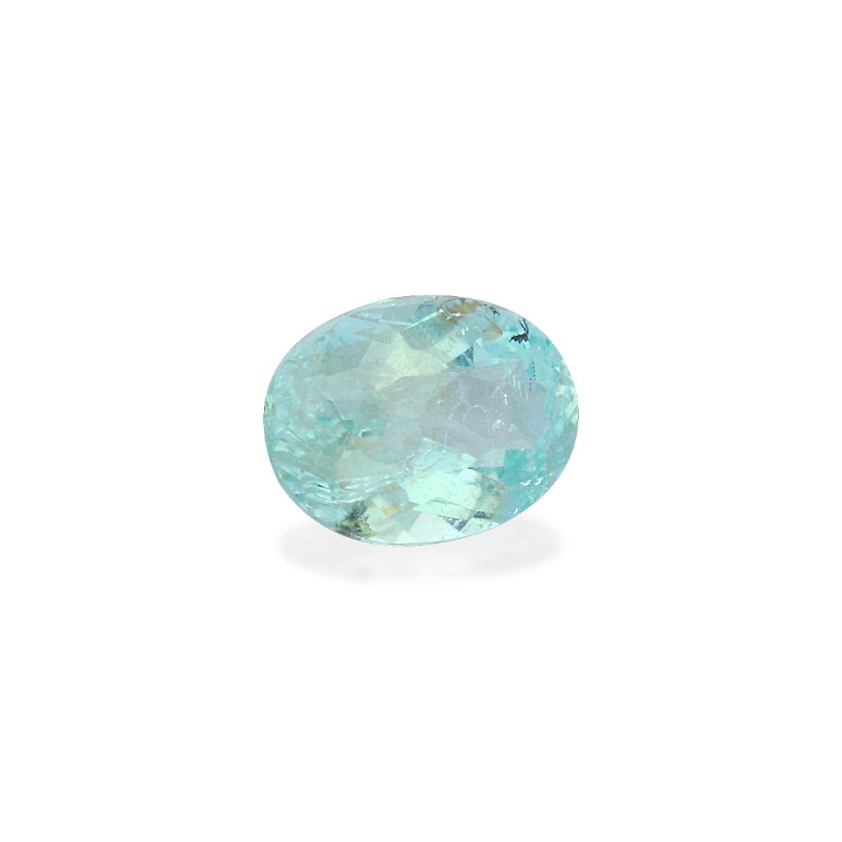 Neon blue paraiba tourmaline, 0.57ct oval cut — view 3