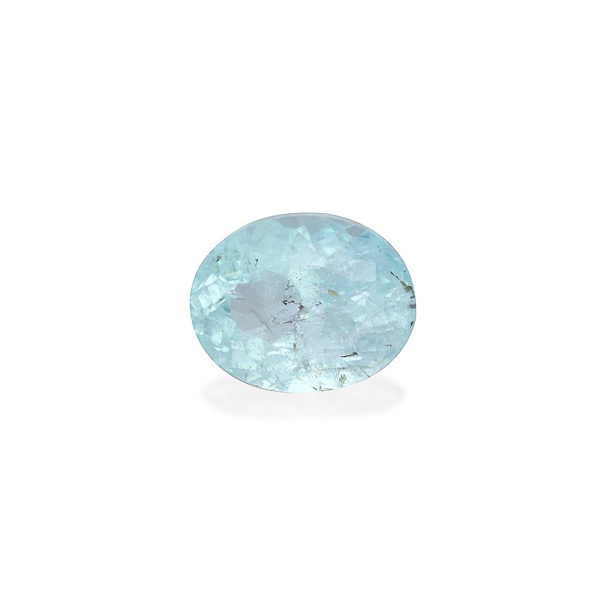 sky blue paraiba tourmaline, 0.86ct oval cut — main view