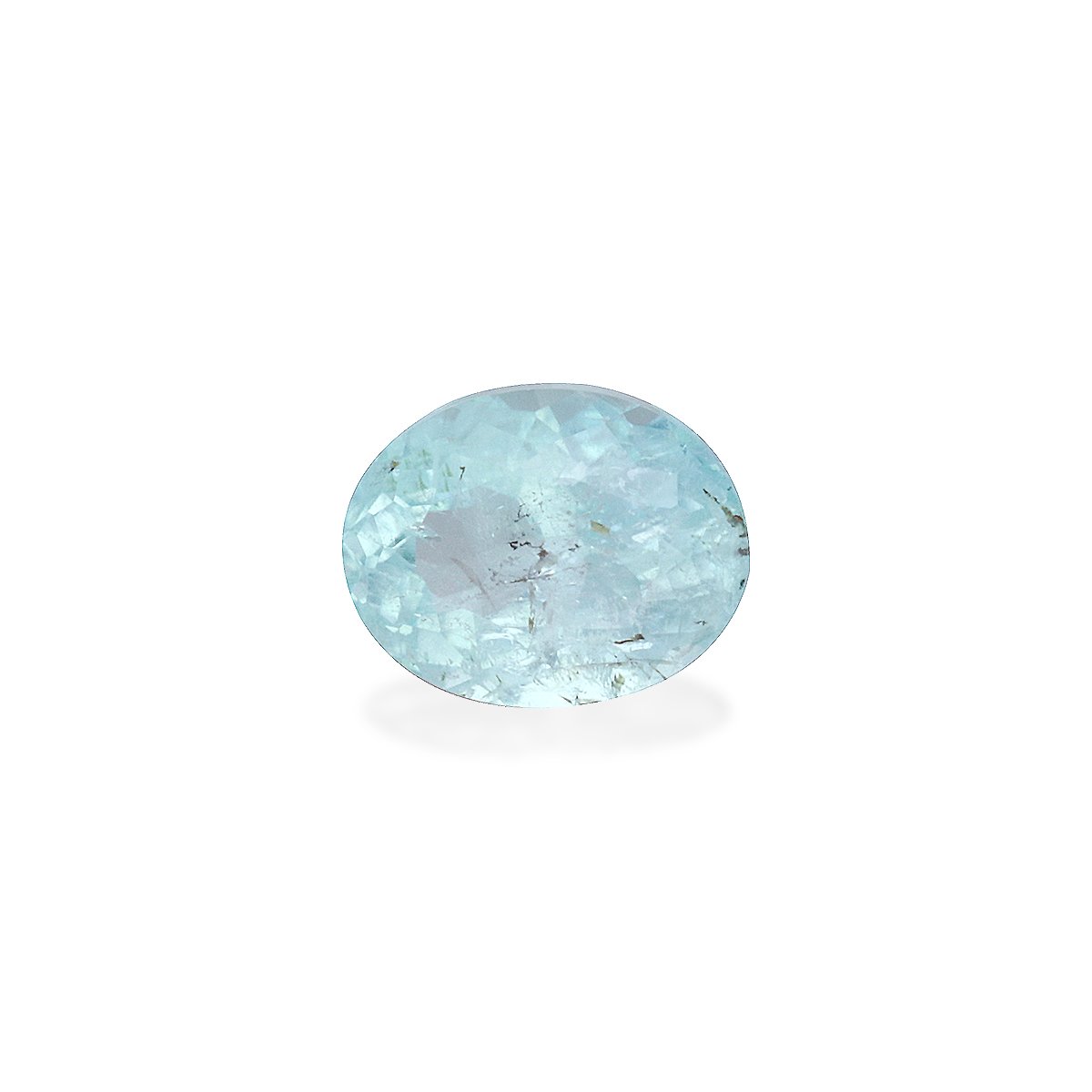 sky blue paraiba tourmaline, 0.86ct oval cut — main view
