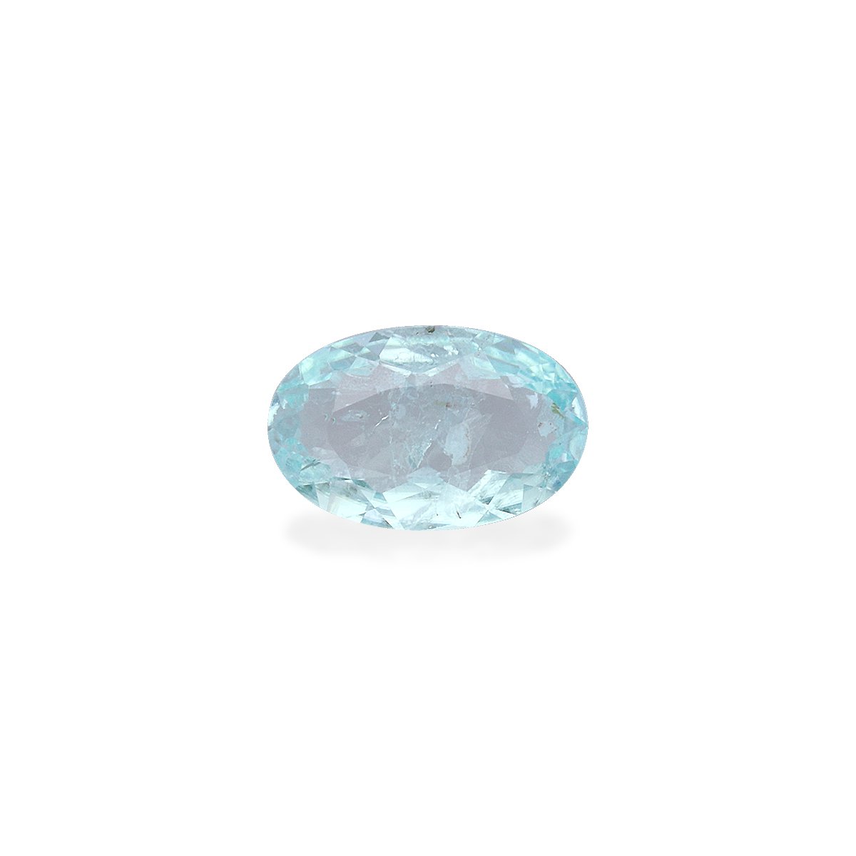 sky blue paraiba tourmaline, 0.67ct oval cut — main view