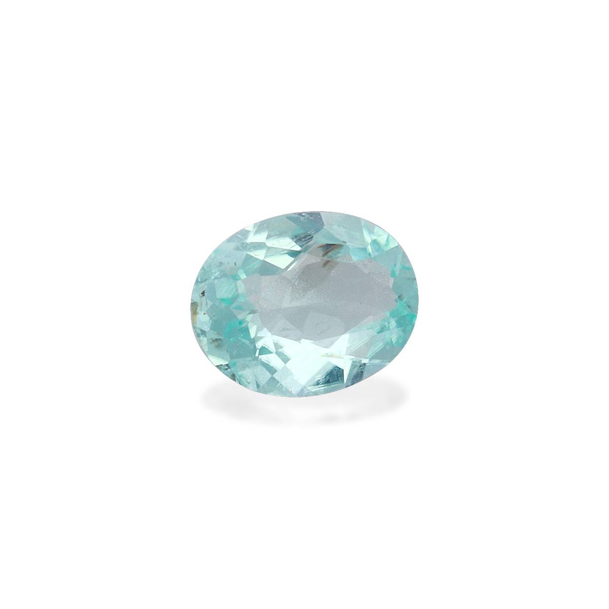Neon blue paraiba tourmaline, 0.39ct oval cut — view 3