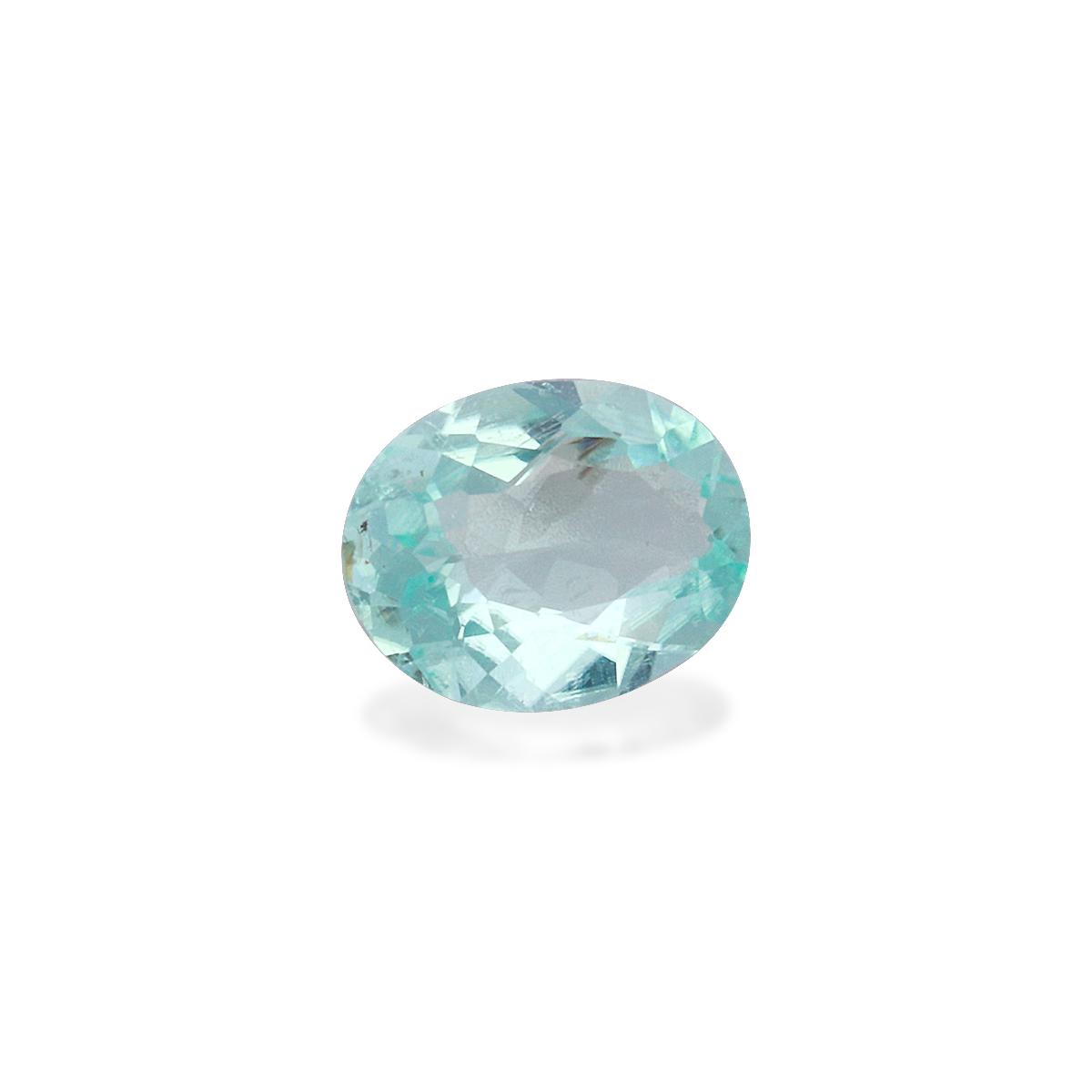 Neon blue paraiba tourmaline, 0.39ct oval cut — view 3