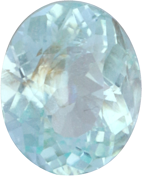 Oval cut paraiba tourmaline, 5.18 by 4.16 mm, shown at actual size