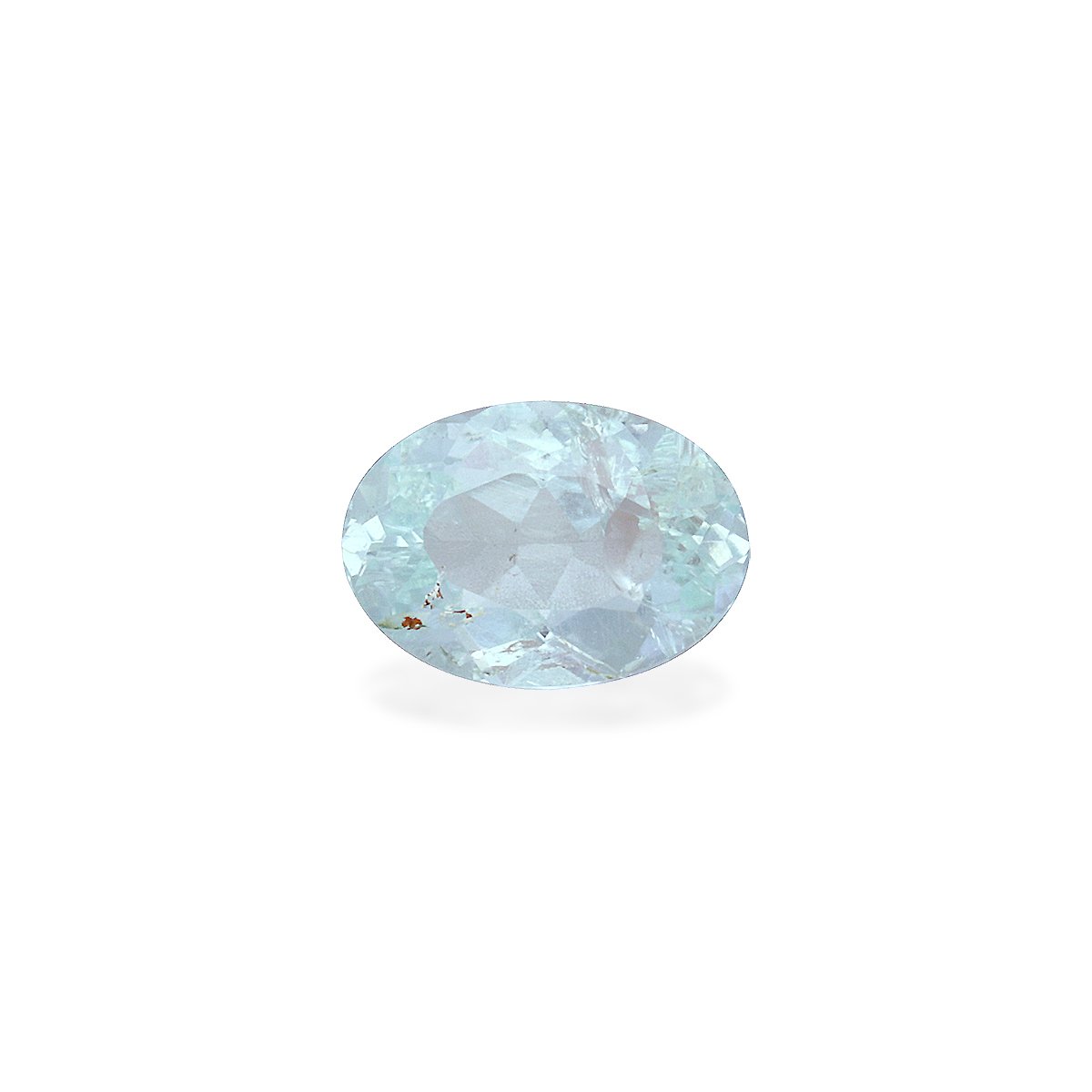 sky blue paraiba tourmaline, 0.57ct oval cut — main view
