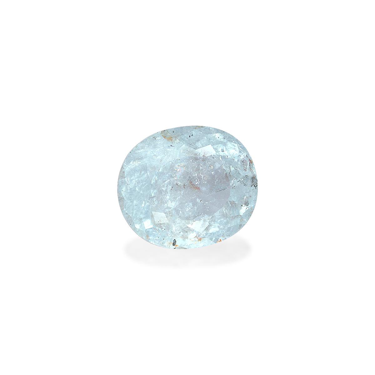 sky blue paraiba tourmaline, 7.15ct oval cut — view 3