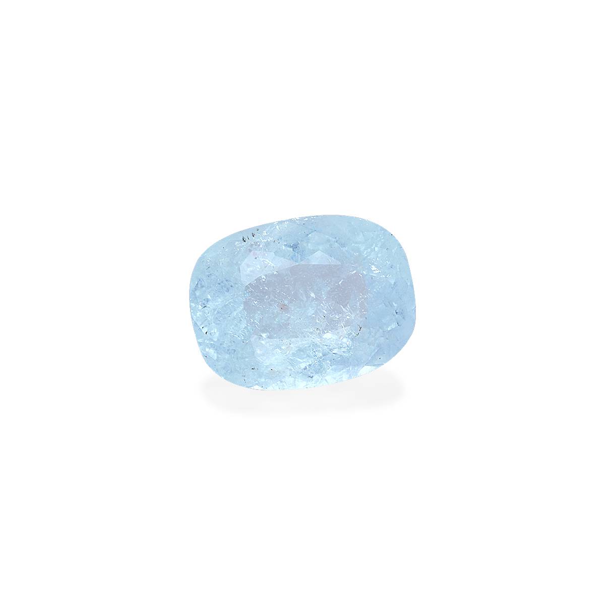 ice blue paraiba tourmaline, 8.4ct cushion cut — view 3