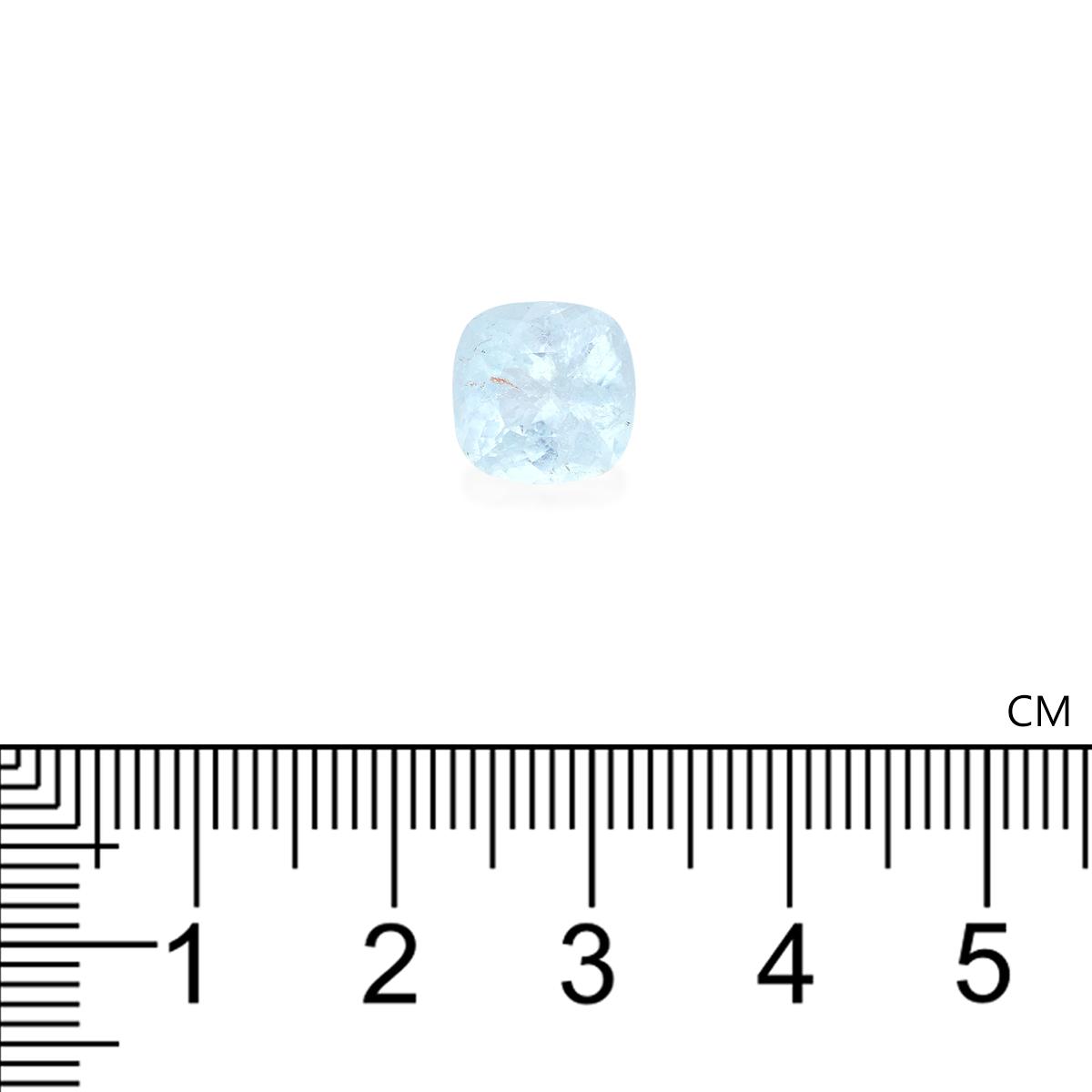 ice blue paraiba tourmaline, 3.07ct cushion cut — view 4