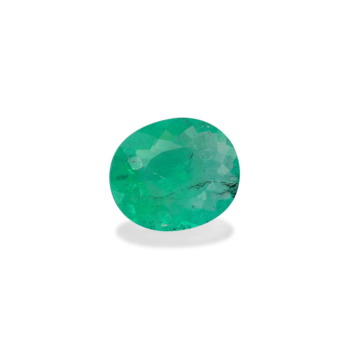 Neon green paraiba tourmaline, 1.06ct oval cut — view 3