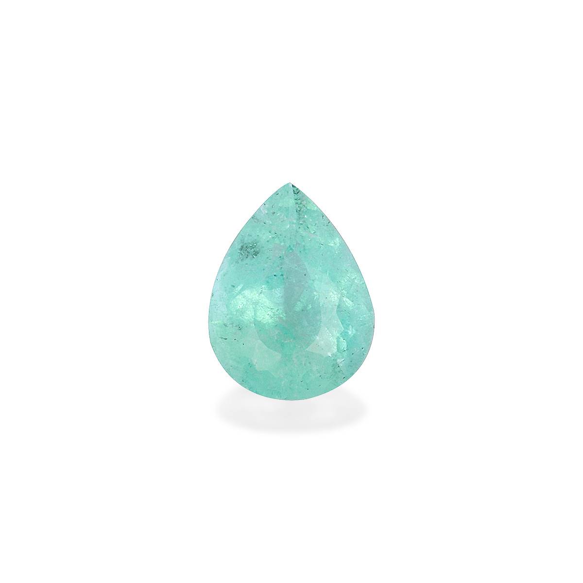 Neon blue paraiba tourmaline, 1.15ct pear cut — main view