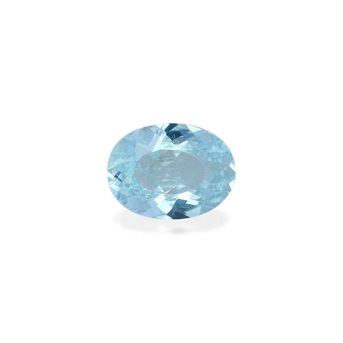 Neon blue paraiba tourmaline, 0.87ct oval cut — main view