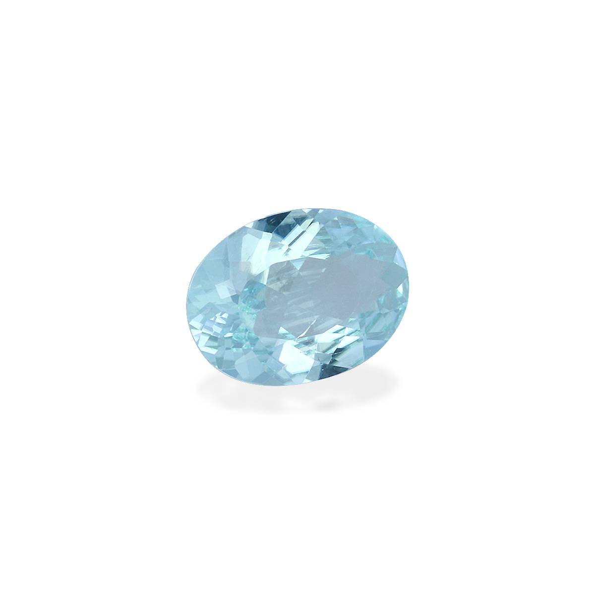 Neon blue paraiba tourmaline, 0.87ct oval cut — view 3
