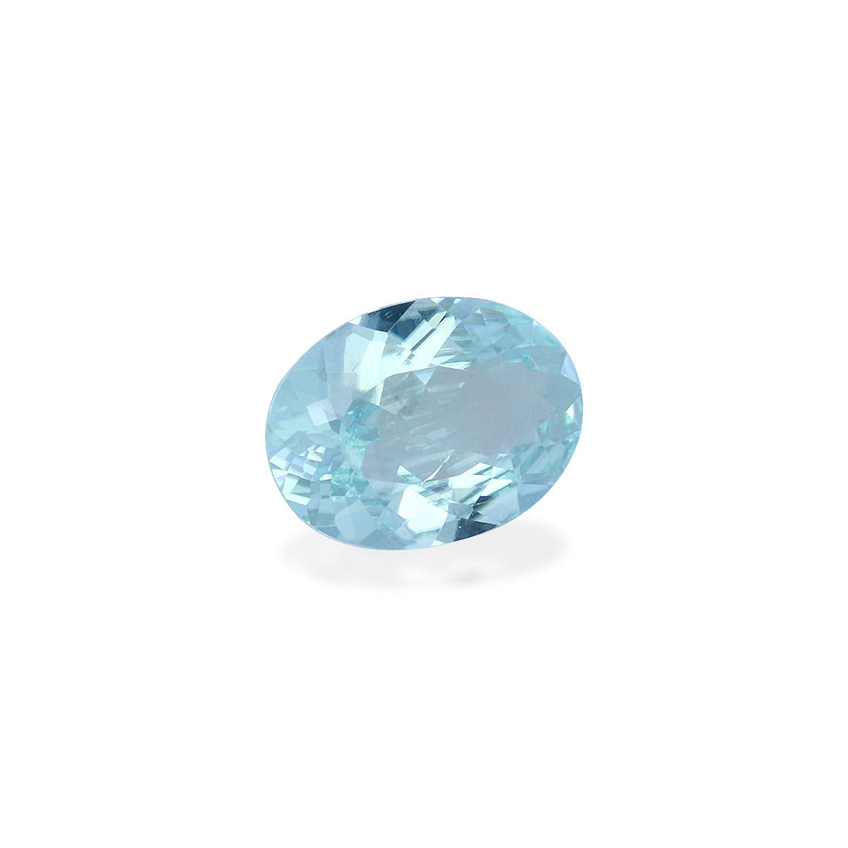 Neon blue paraiba tourmaline, 0.87ct oval cut — view 3