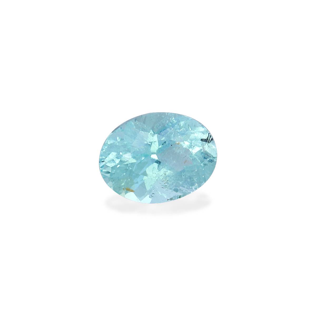 Neon blue paraiba tourmaline, 0.61ct oval cut — view 3