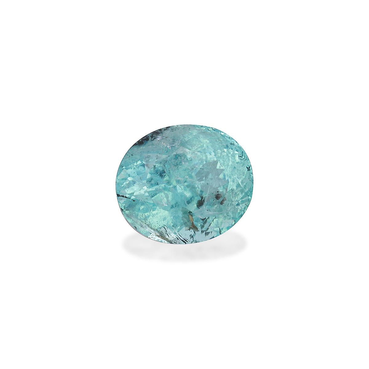 Neon blue paraiba tourmaline, 1.73ct oval cut — view 3