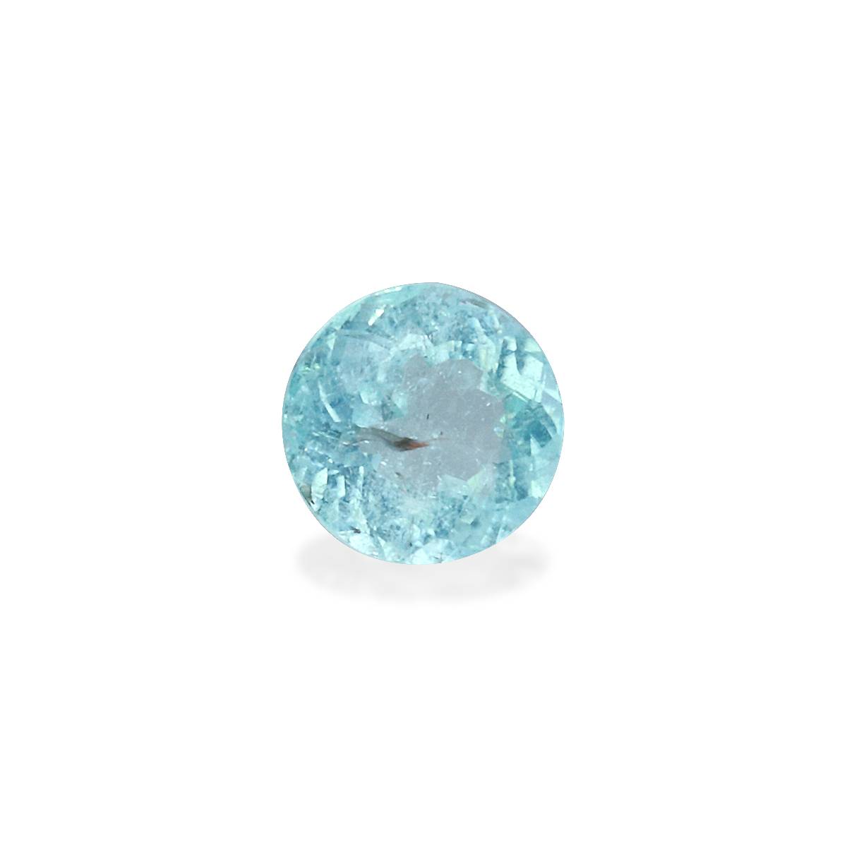 Neon blue paraiba tourmaline, 0.38ct round cut — view 3