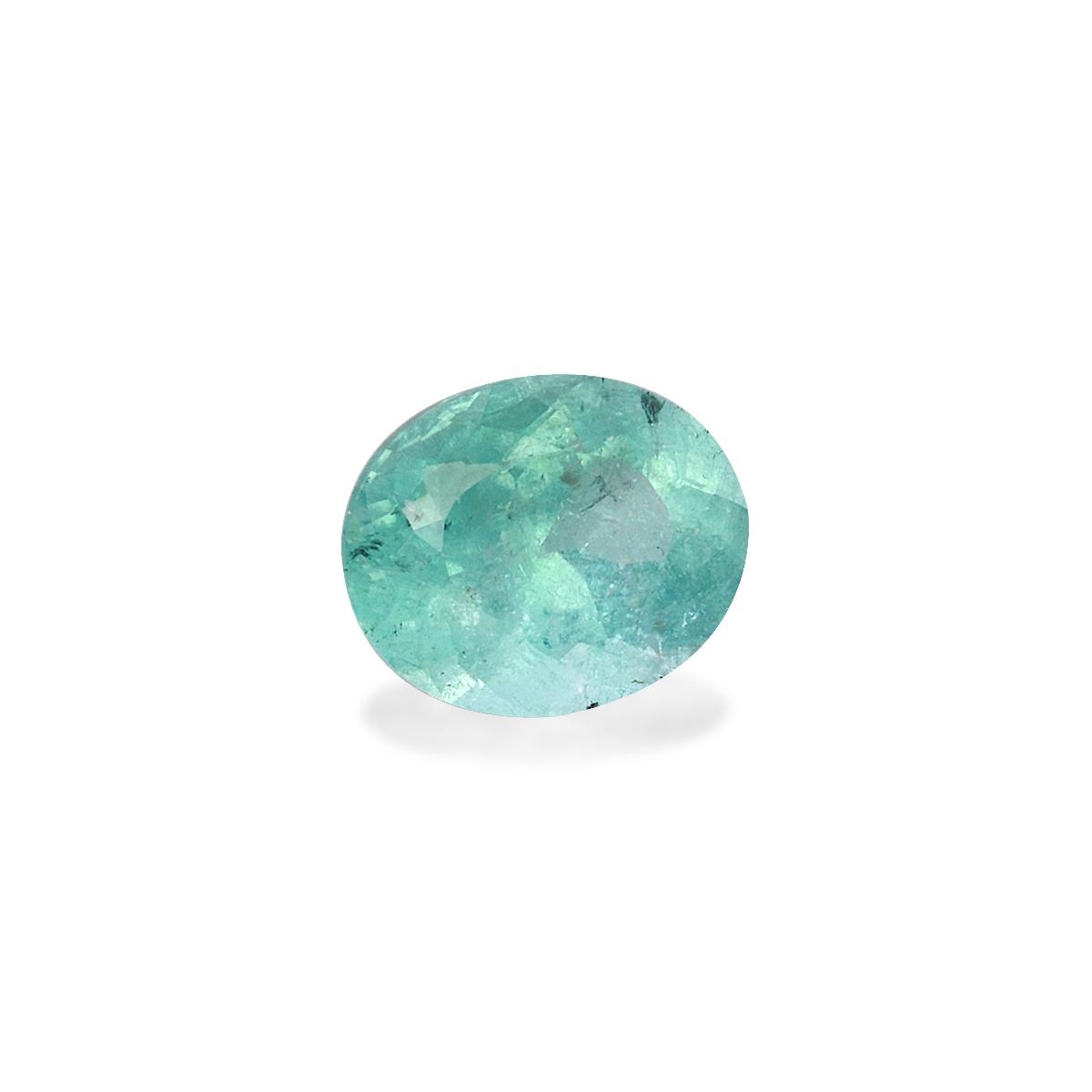 Neon green paraiba tourmaline, 1.06ct oval cut — view 3