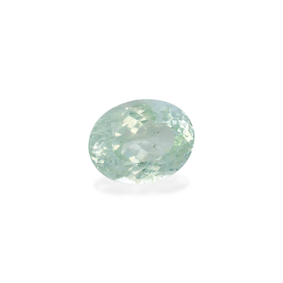 mist green paraiba tourmaline, 1.73ct oval cut — view 3
