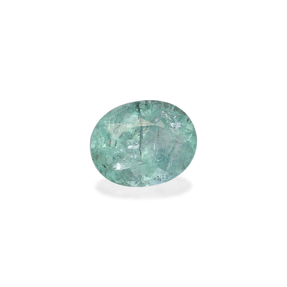 seafoam green paraiba tourmaline, 1.58ct oval cut — view 3