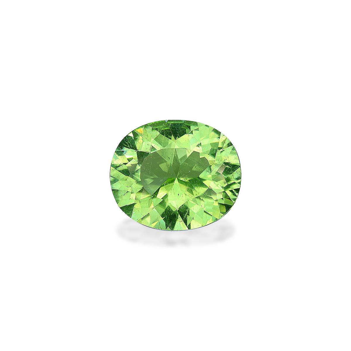 green paraiba tourmaline, 6.82ct oval cut — main view