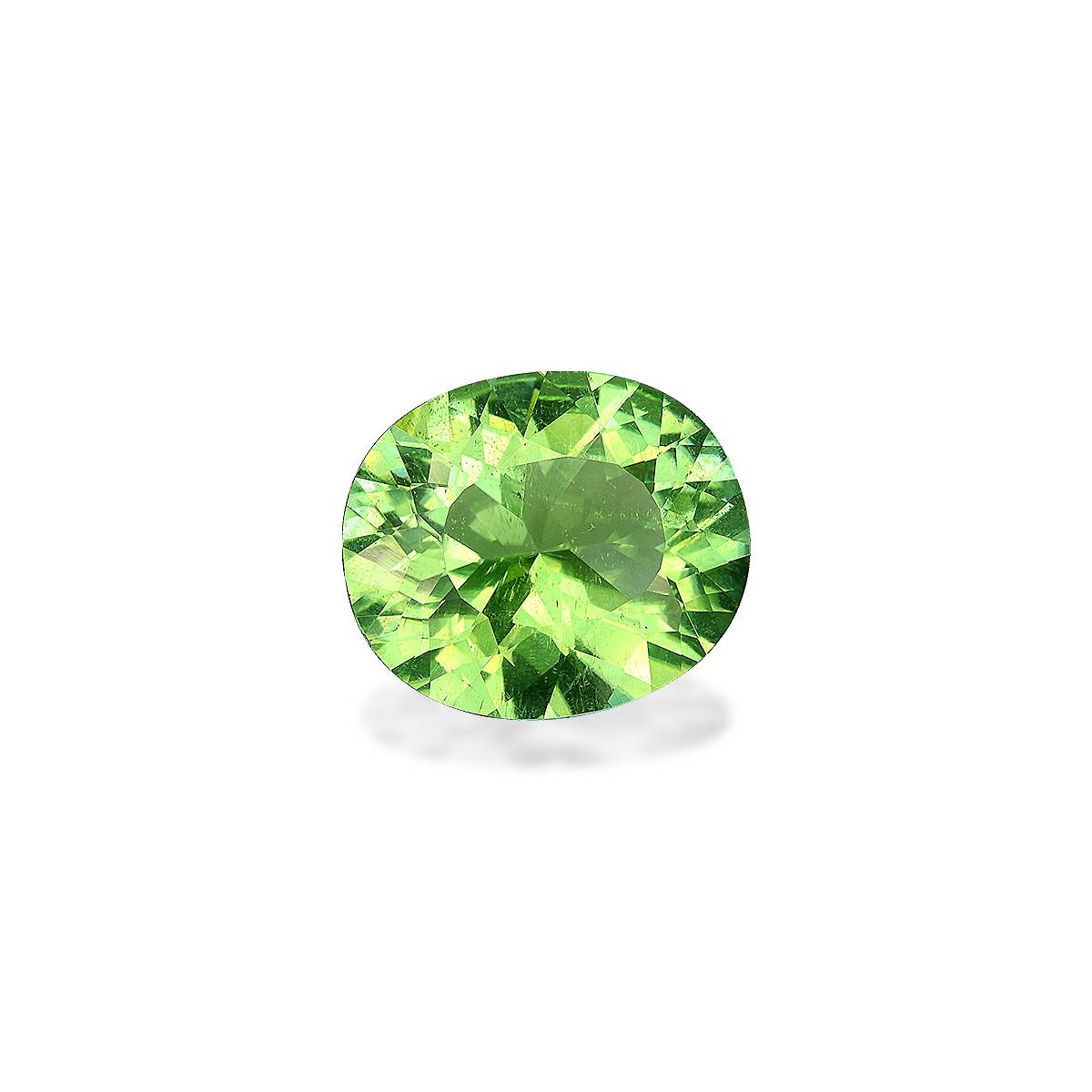 green paraiba tourmaline, 6.82ct oval cut — view 3