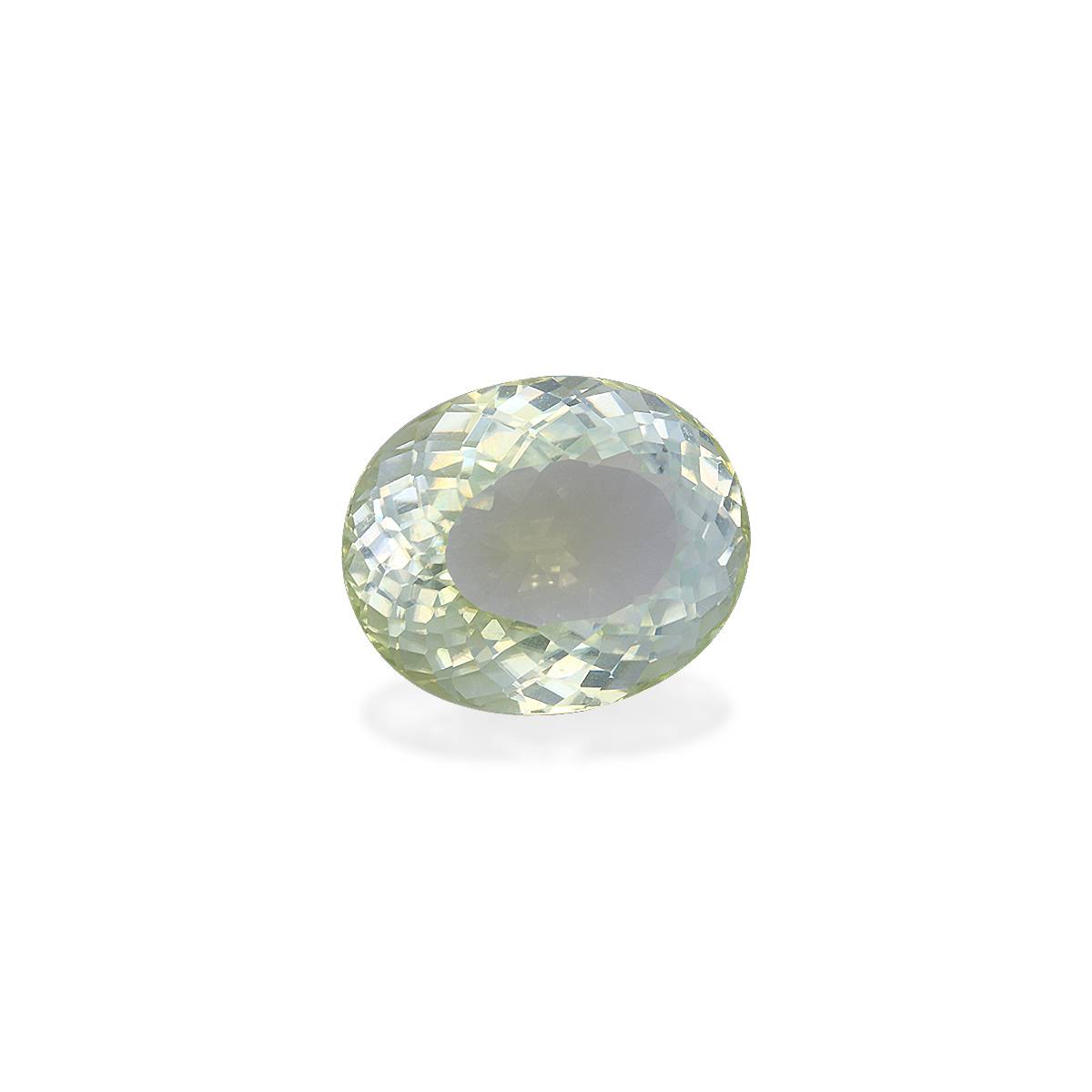 pale green paraiba tourmaline, 7.67ct oval cut — view 3