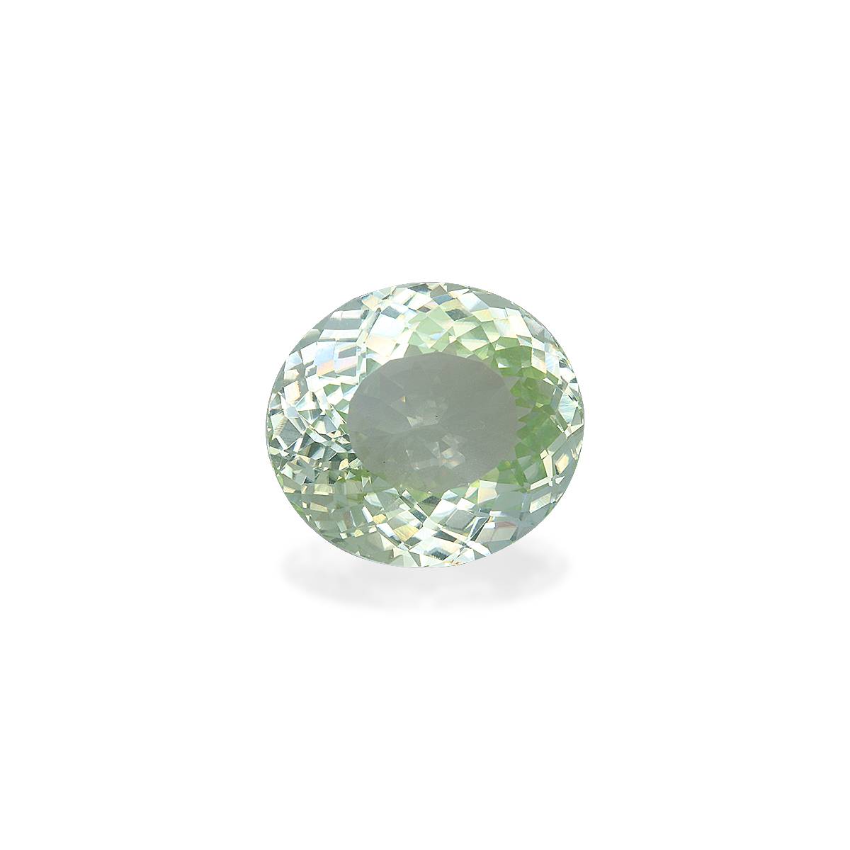 mist green paraiba tourmaline, 10.53ct oval cut — view 3