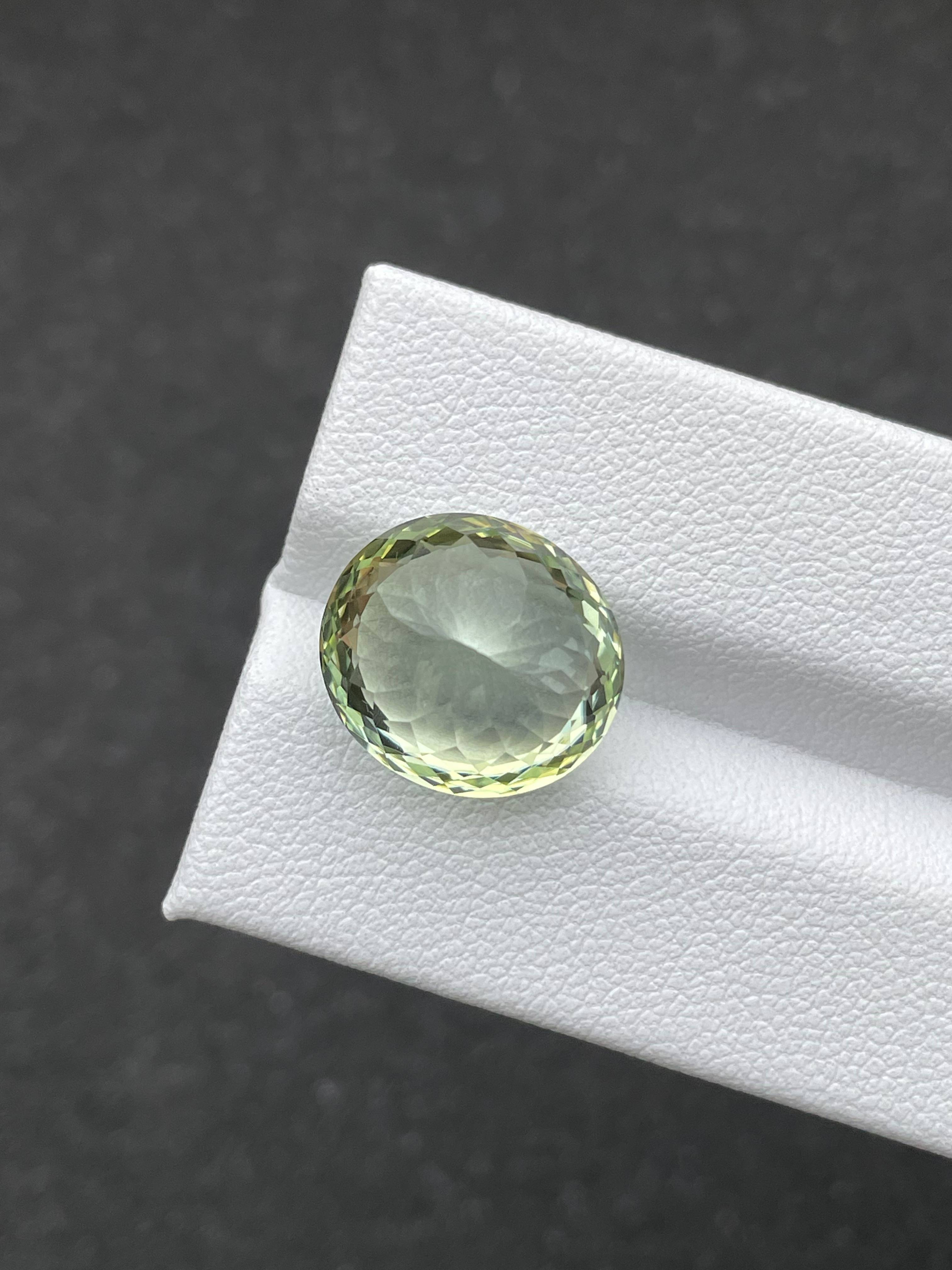 mist green paraiba tourmaline, 10.53ct oval cut — view 6