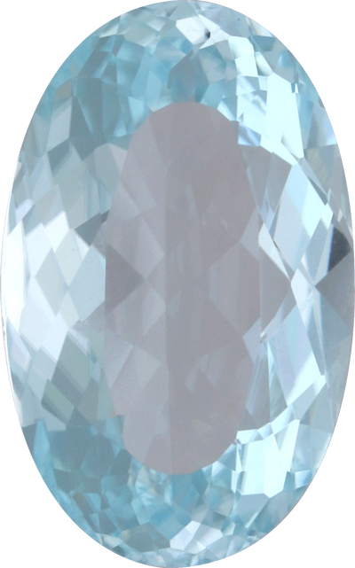 Oval cut paraiba tourmaline, 14.08 by 8.76 mm, shown at actual size