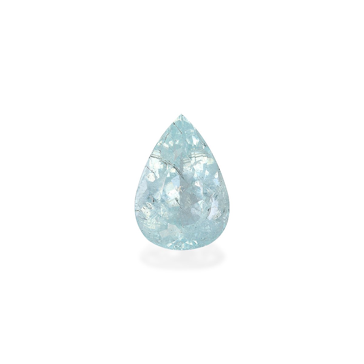 sky blue paraiba tourmaline, 21.86ct pear cut — main view