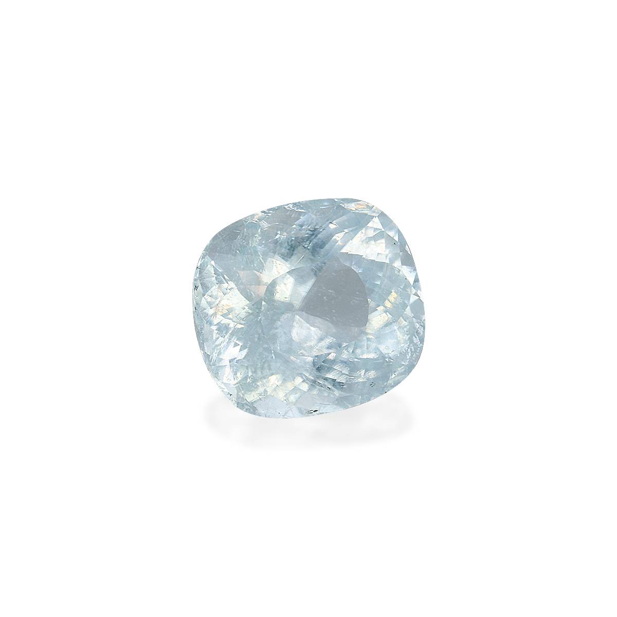sky blue paraiba tourmaline, 10.8ct cushion cut — view 3