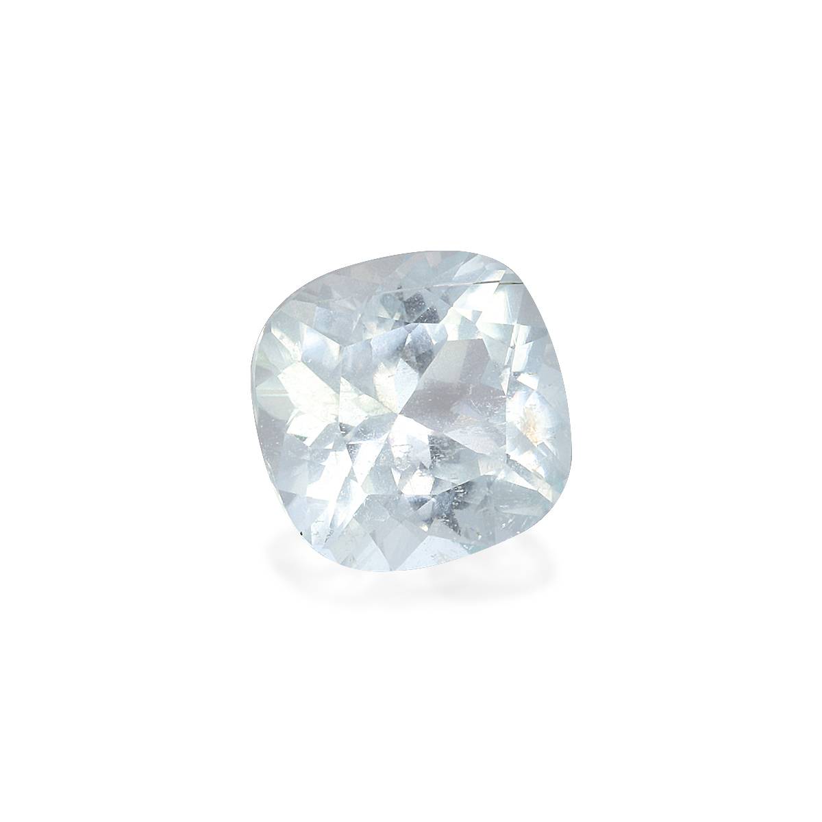 sky blue paraiba tourmaline, 1.55ct cushion cut — view 3