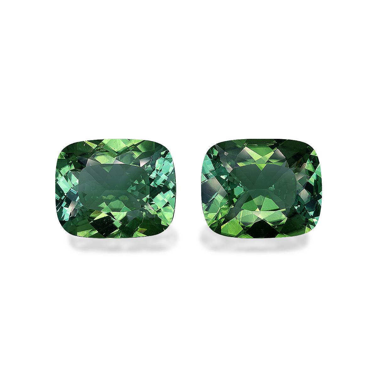 Moss Green Paraiba Tourmaline 32.08ct Pair