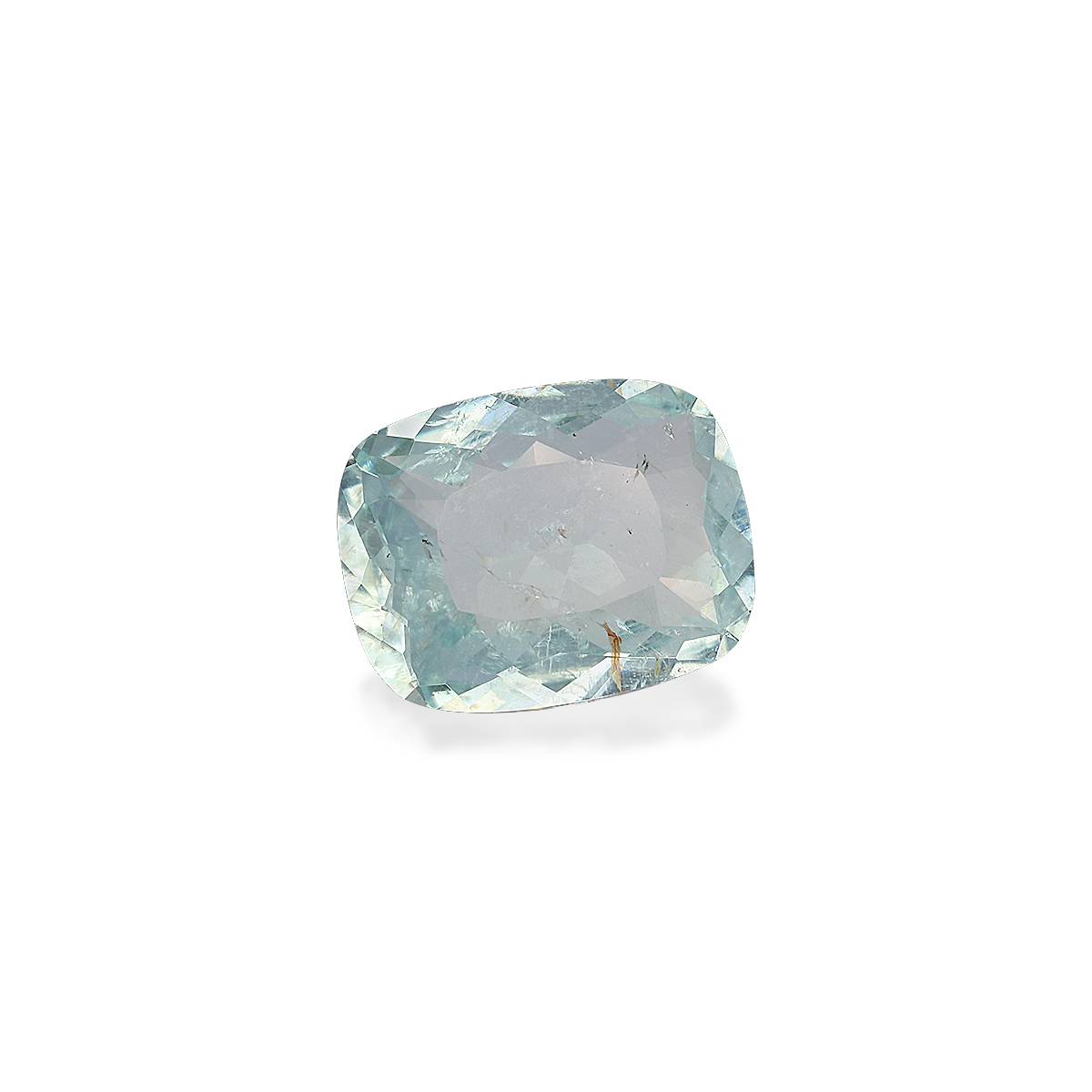 pale green paraiba tourmaline, 2.94ct cushion cut — view 3
