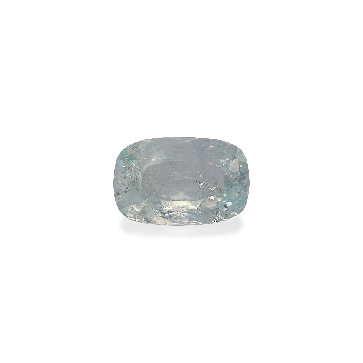 pale green paraiba tourmaline, 1.58ct cushion cut — main view