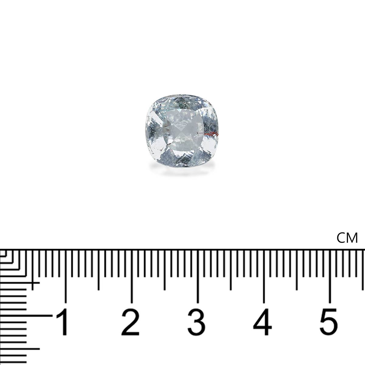 baby blue paraiba tourmaline, 5.93ct cushion cut — view 4