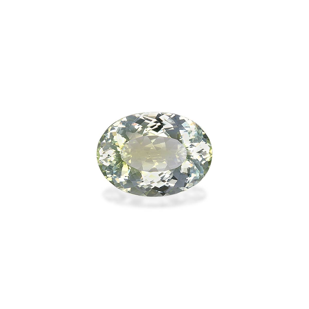 mist green cuprian tourmaline, 7.12ct oval cut — main view