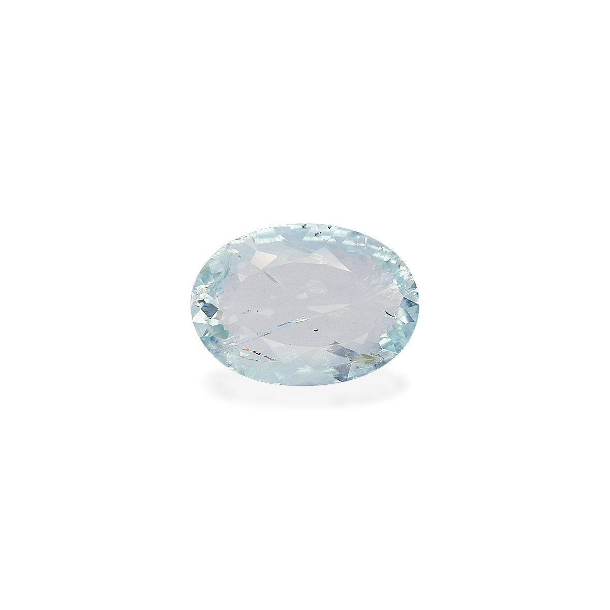 sky blue paraiba tourmaline, 1.57ct oval cut — main view