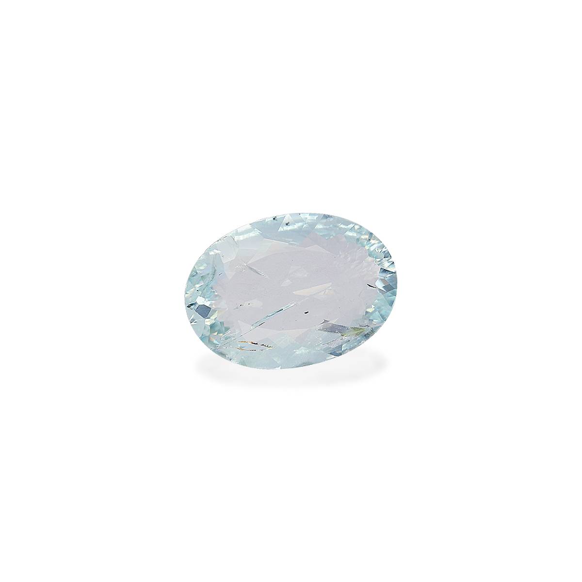 sky blue paraiba tourmaline, 1.57ct oval cut — view 3