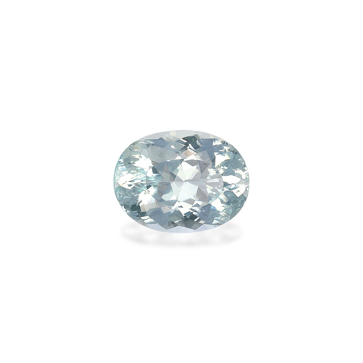 sky blue paraiba tourmaline, 3.47ct oval cut — main view