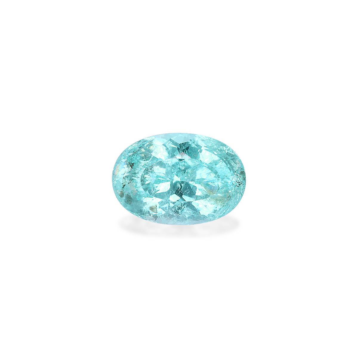 Neon blue paraiba tourmaline, 2.53ct oval cut — main view
