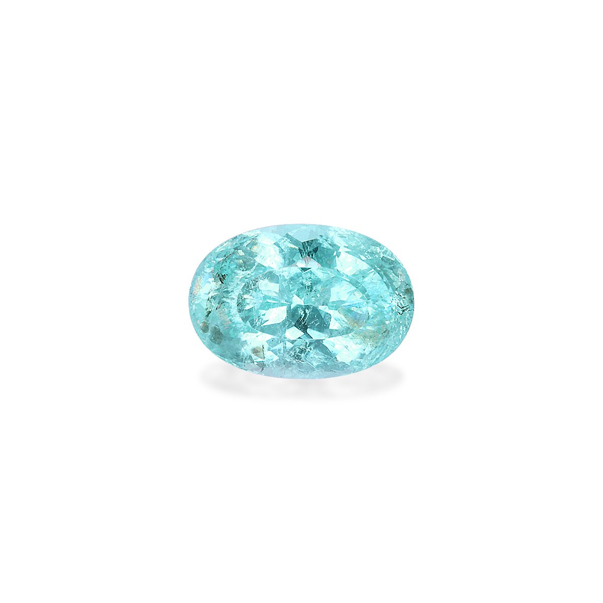 Neon blue paraiba tourmaline, 2.53ct oval cut — main view