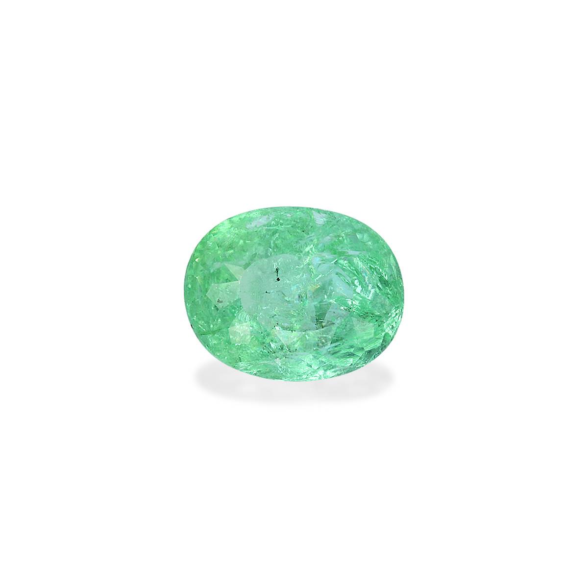 Neon Green Paraiba Tourmaline 1.75ct - 9x7mm