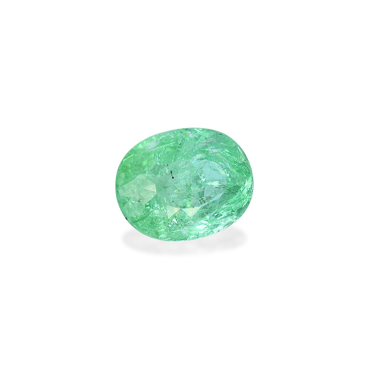 Neon green paraiba tourmaline, 1.75ct oval cut — view 3