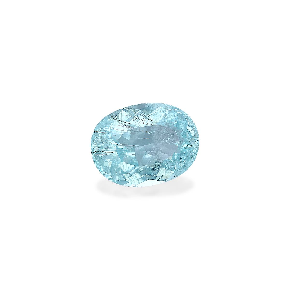 Neon blue paraiba tourmaline, 4.01ct oval cut — view 3