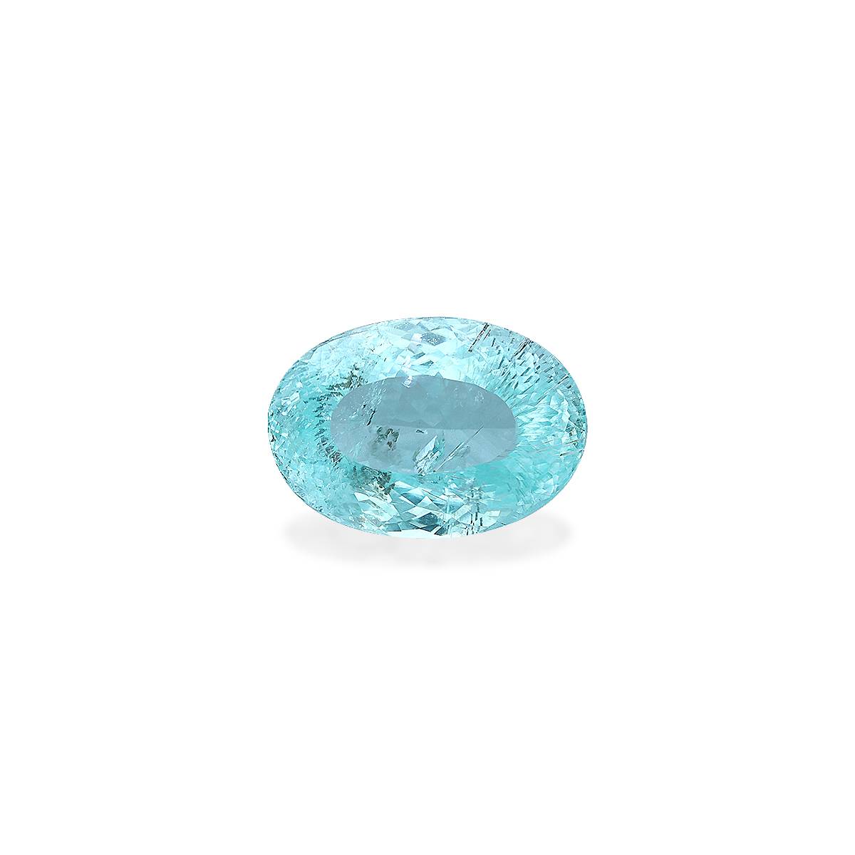 Neon blue paraiba tourmaline, 4.65ct oval cut — main view