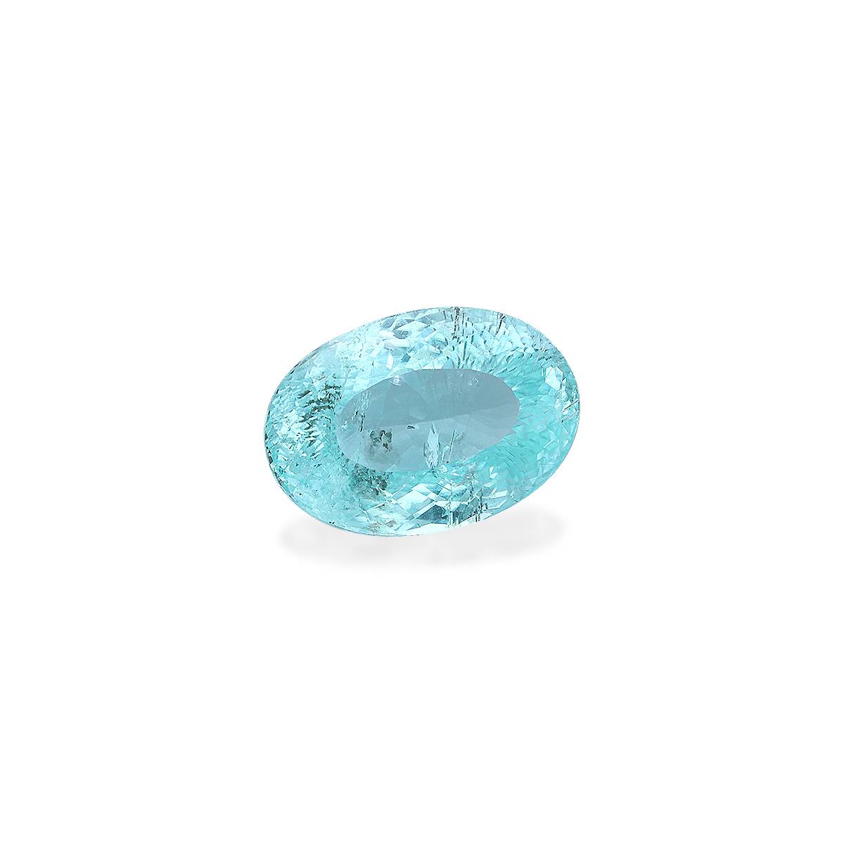 Neon blue paraiba tourmaline, 4.65ct oval cut — view 3