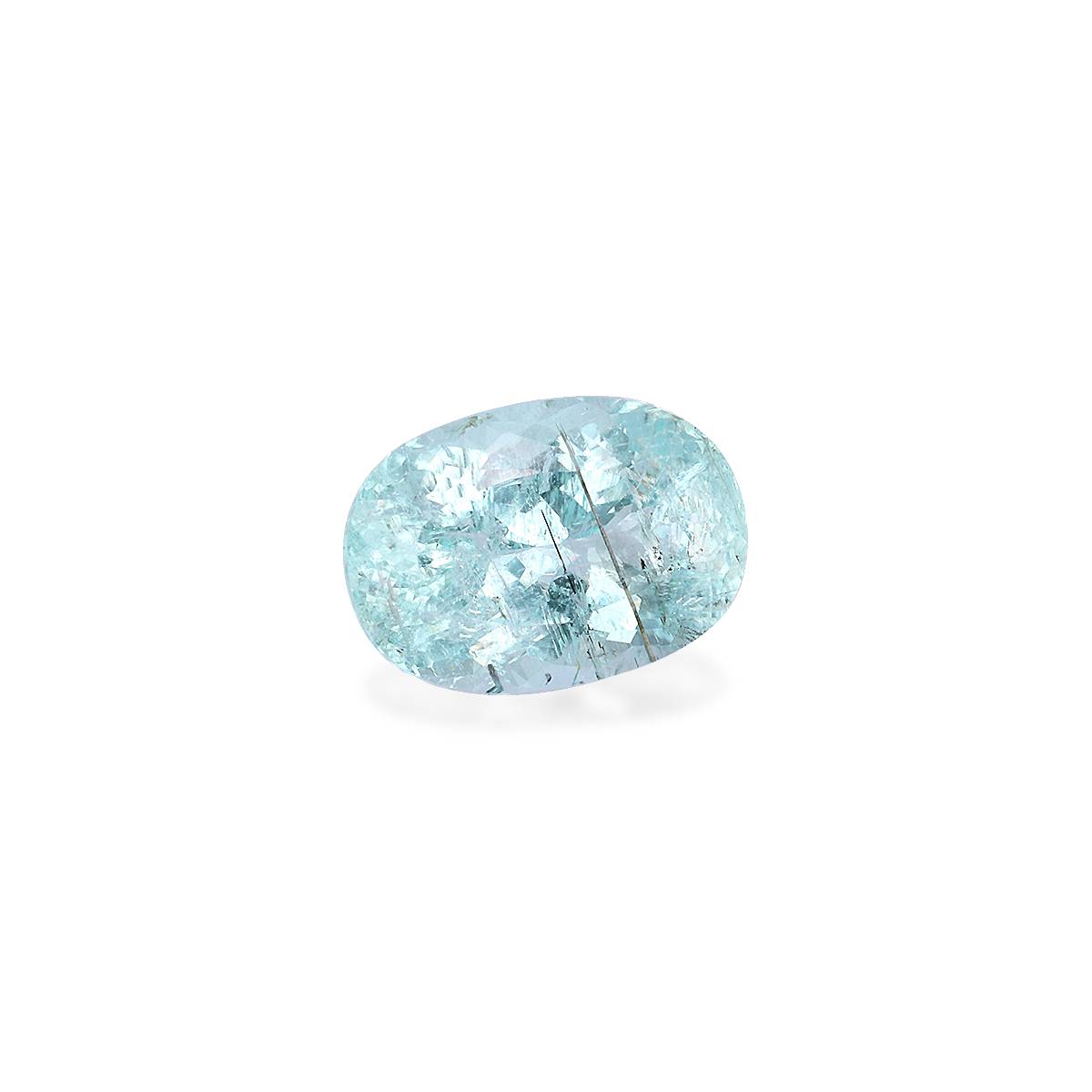 baby blue paraiba tourmaline, 1.61ct oval cut — view 3